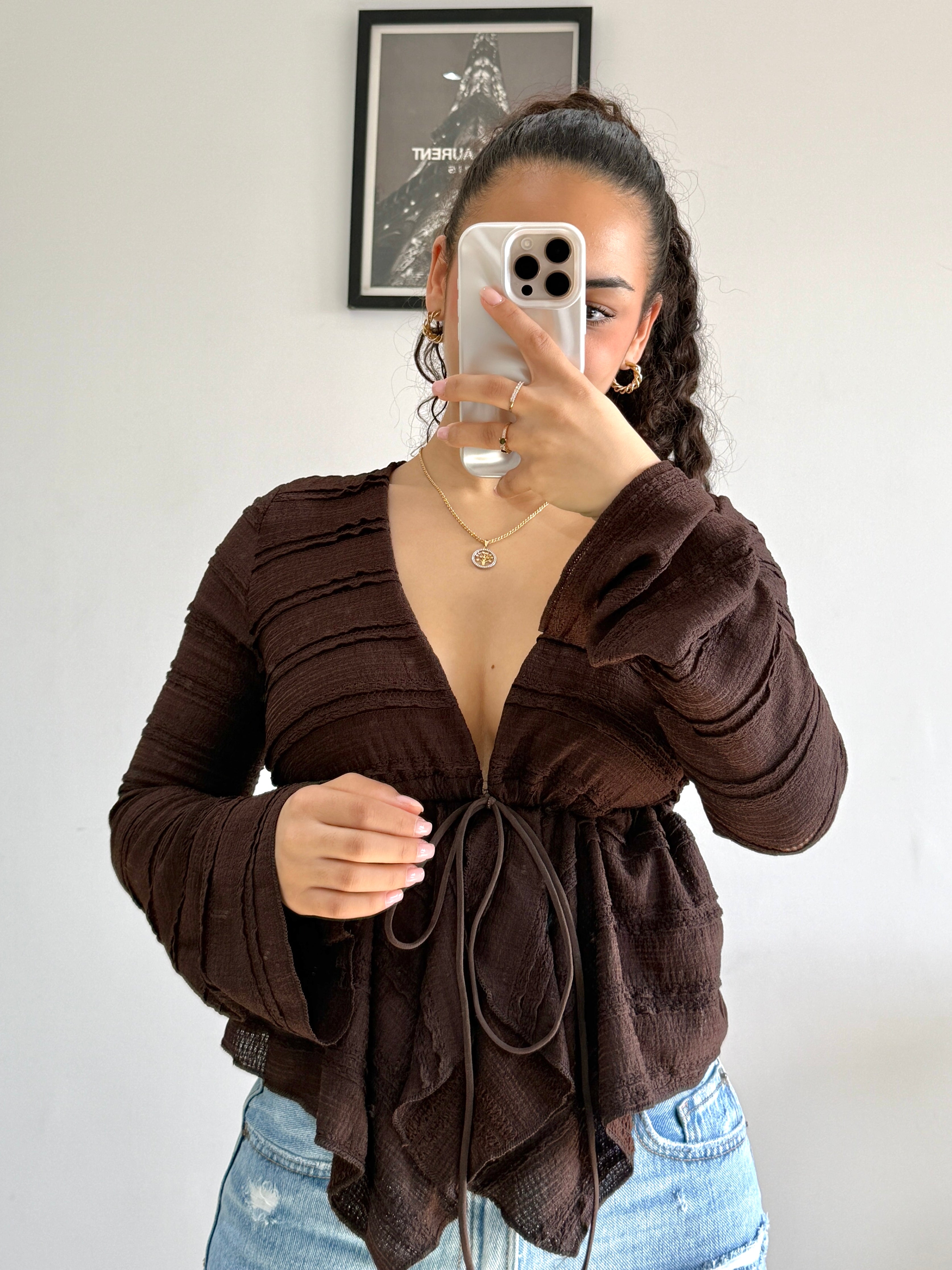 Top Boho Brown